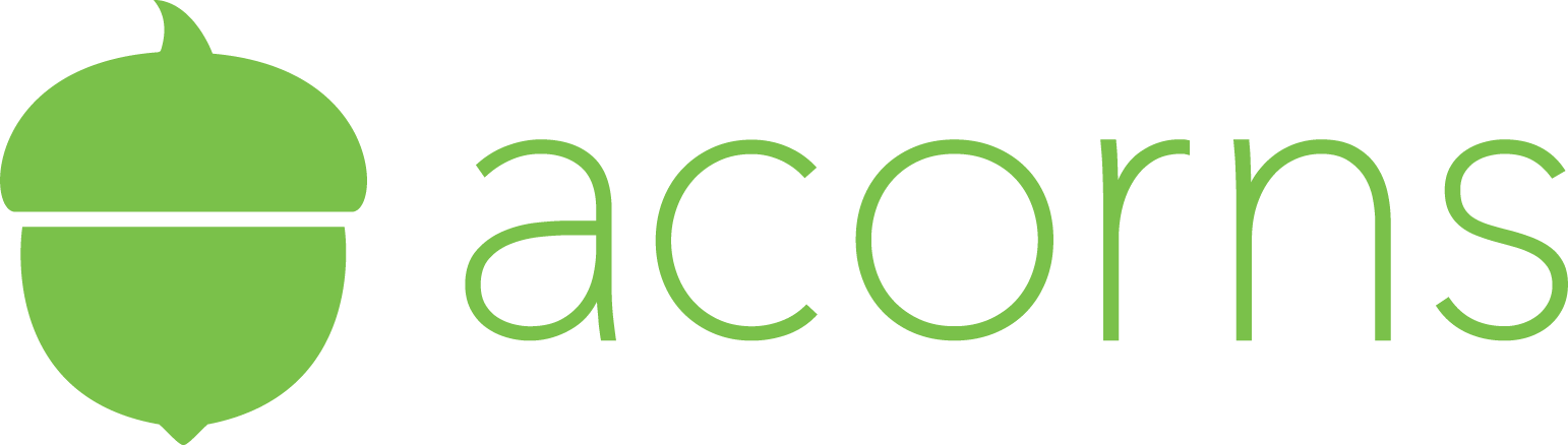 graphic art of acorn